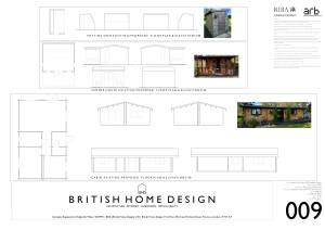 Drg No. 009 - Existing/Proposed Plans & Elevations - Dated October 2023