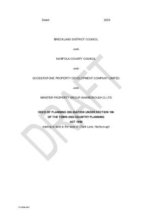 Draft s.106 agreement