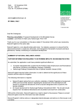 Natural England Comments