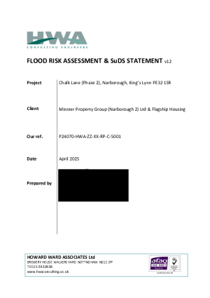 Flood Risk Assessment and SuDs Statement