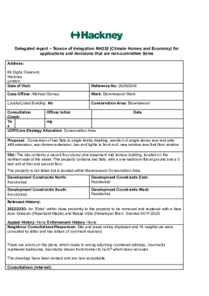 Officer delegated report.