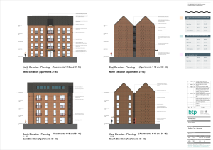 Flat Block Type 1 Elevations